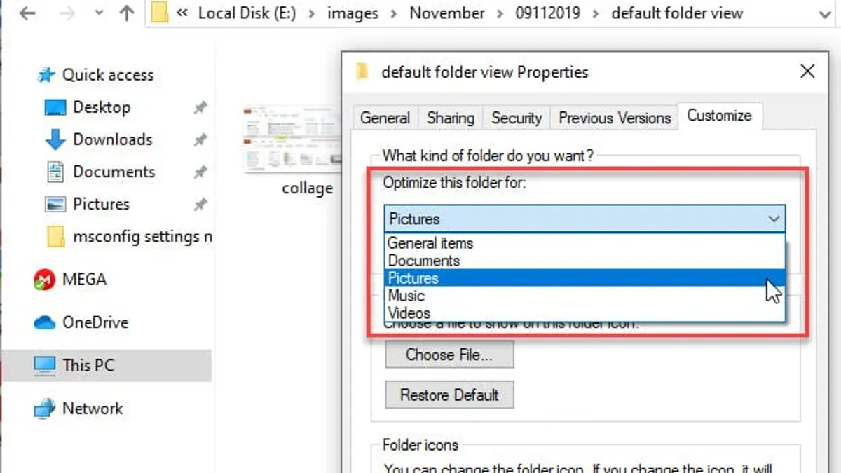Customizing Default Views for Individual Folders – how to change default folder view in Finder