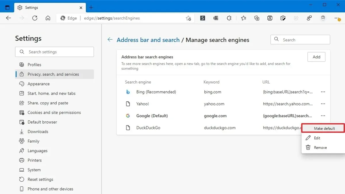 What Changing Your Default Search Engine Won’t Affect – how to change default search engine in Safari