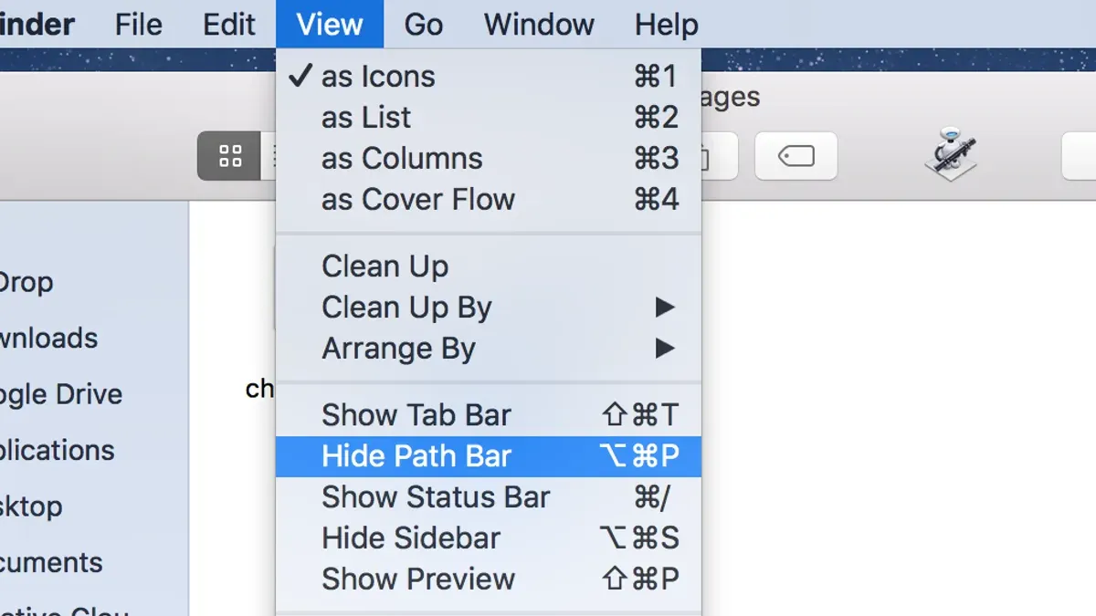 Alternatives and When Not to Use the Path Bar – how to show the path bar in Finder