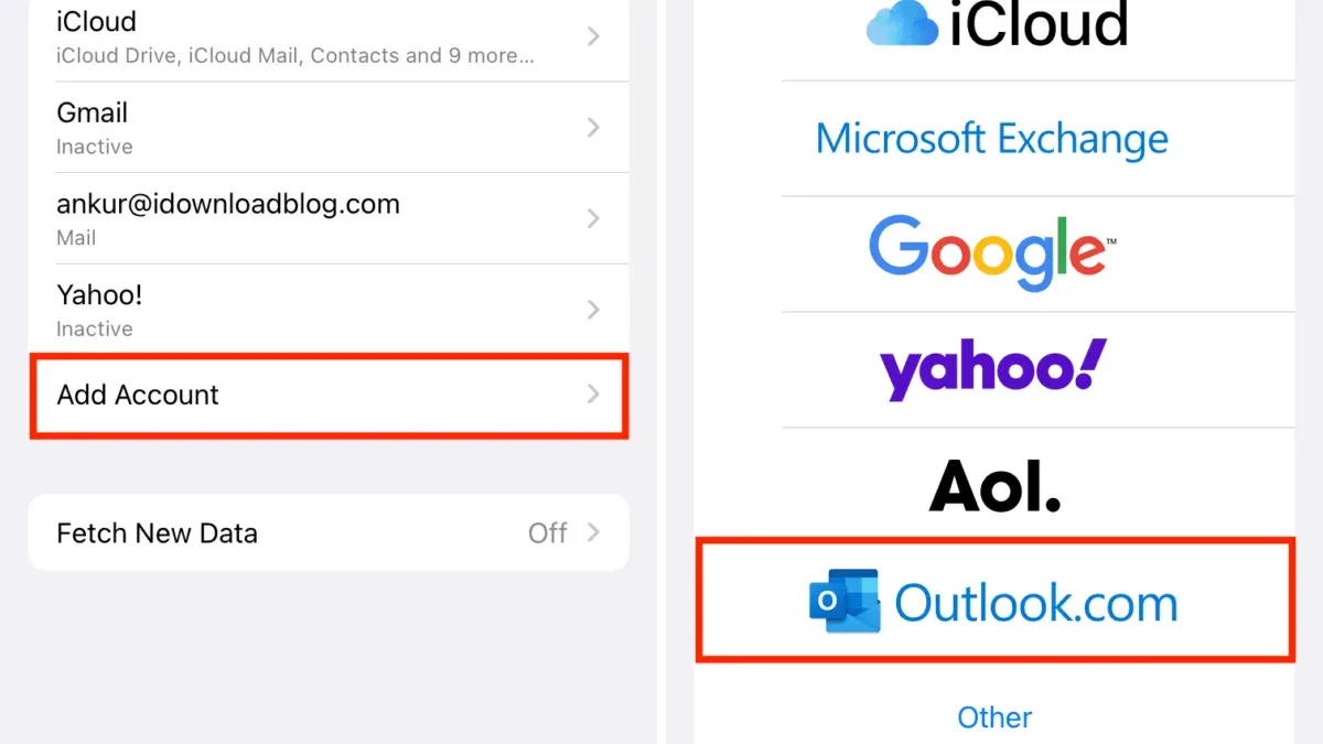 How to add an Outlook account to Mail app on iPhone – how to add an Outlook account in Mail app
