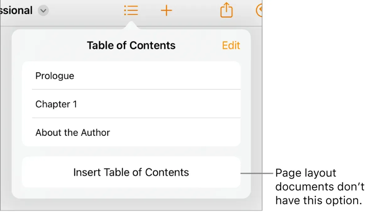 How to create a table of contents in Pages on iPad – how to add a table of contents in Pages