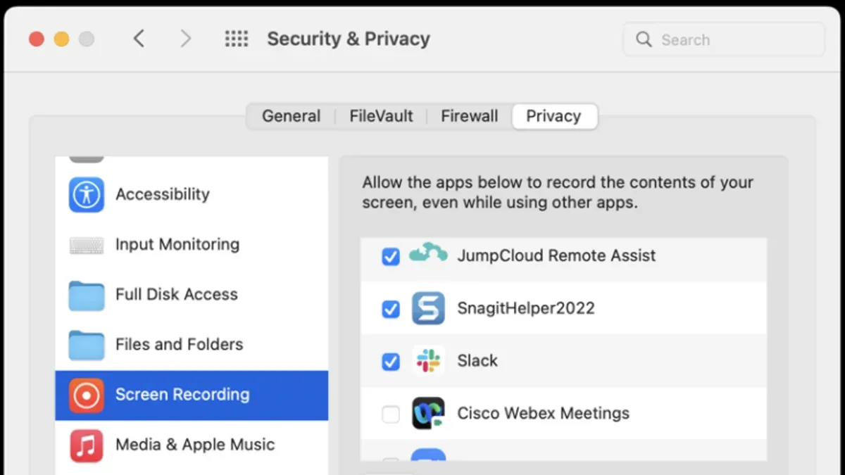 Manage screen recording permissions for multiple users or enterprise environments – how to allow screen recording permission