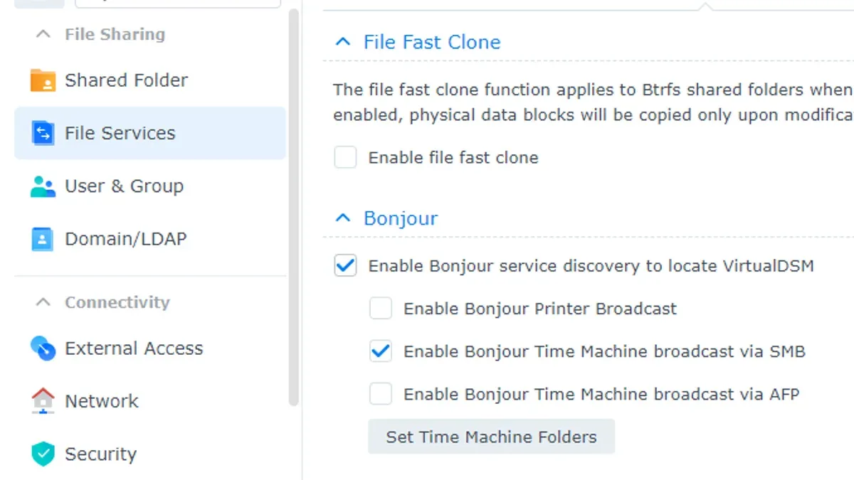 Enable Time Machine Support on Synology NAS – how to back up to a Synology drive in Time Machine