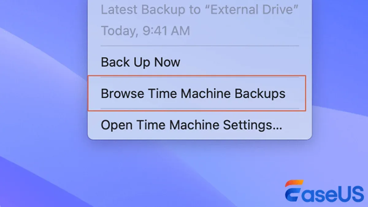 How to start and run a Time Machine backup manually – how to browse old backups in Time Machine