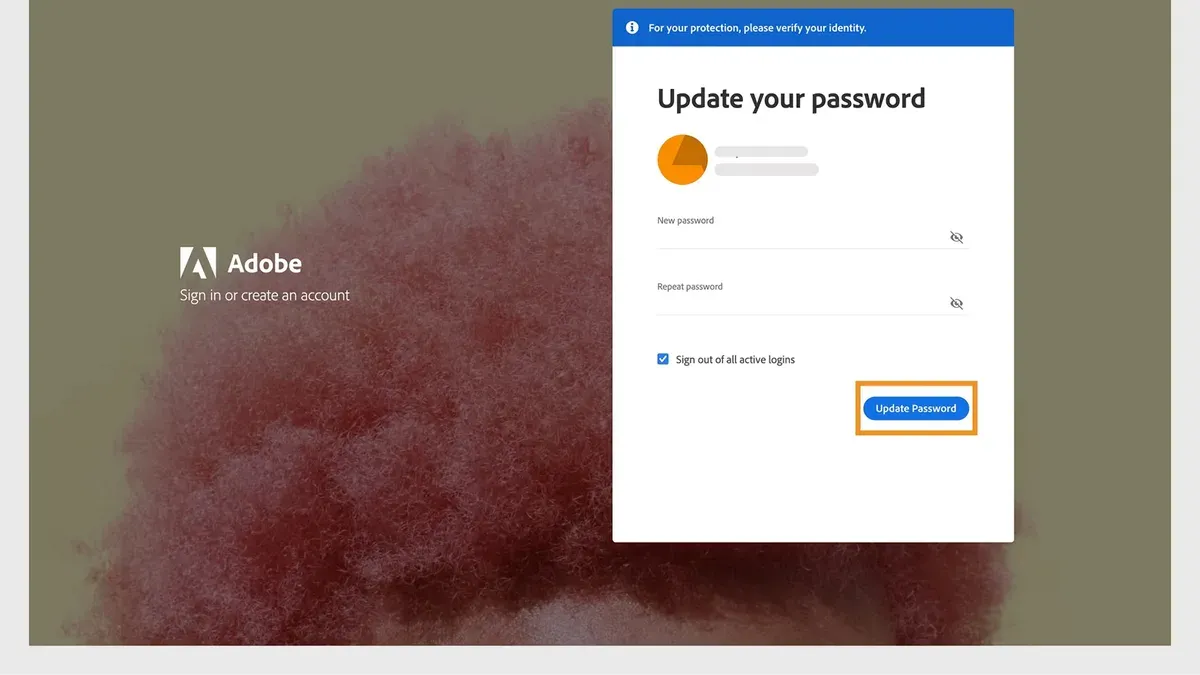 Troubleshooting common issues changing Adobe passwords – how to change Adobe password