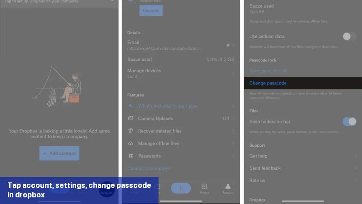 How to change Dropbox password on phone app – how to change Dropbox password