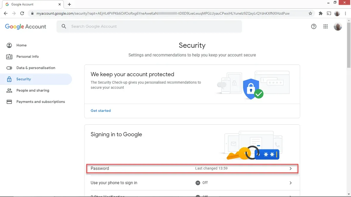 How to change Google account password specifically on Chrome and Samsung devices – how to change Google account password
