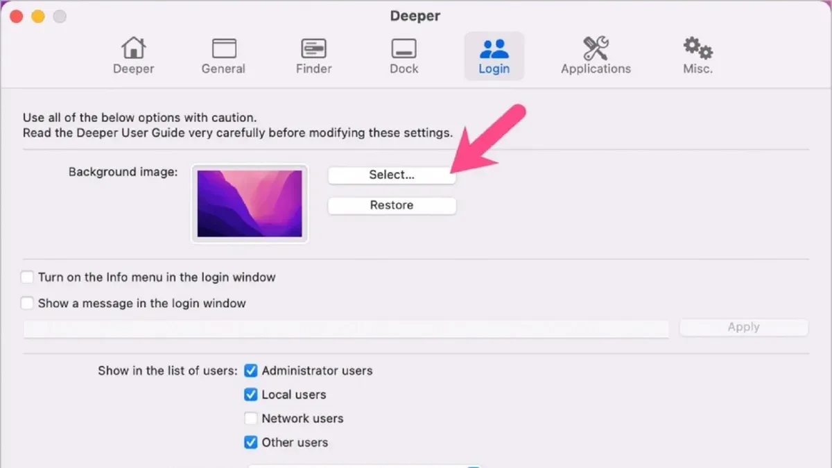 How to change login screen wallpaper on macOS Monterey and newer – how to change the login screen wallpaper on Mac
