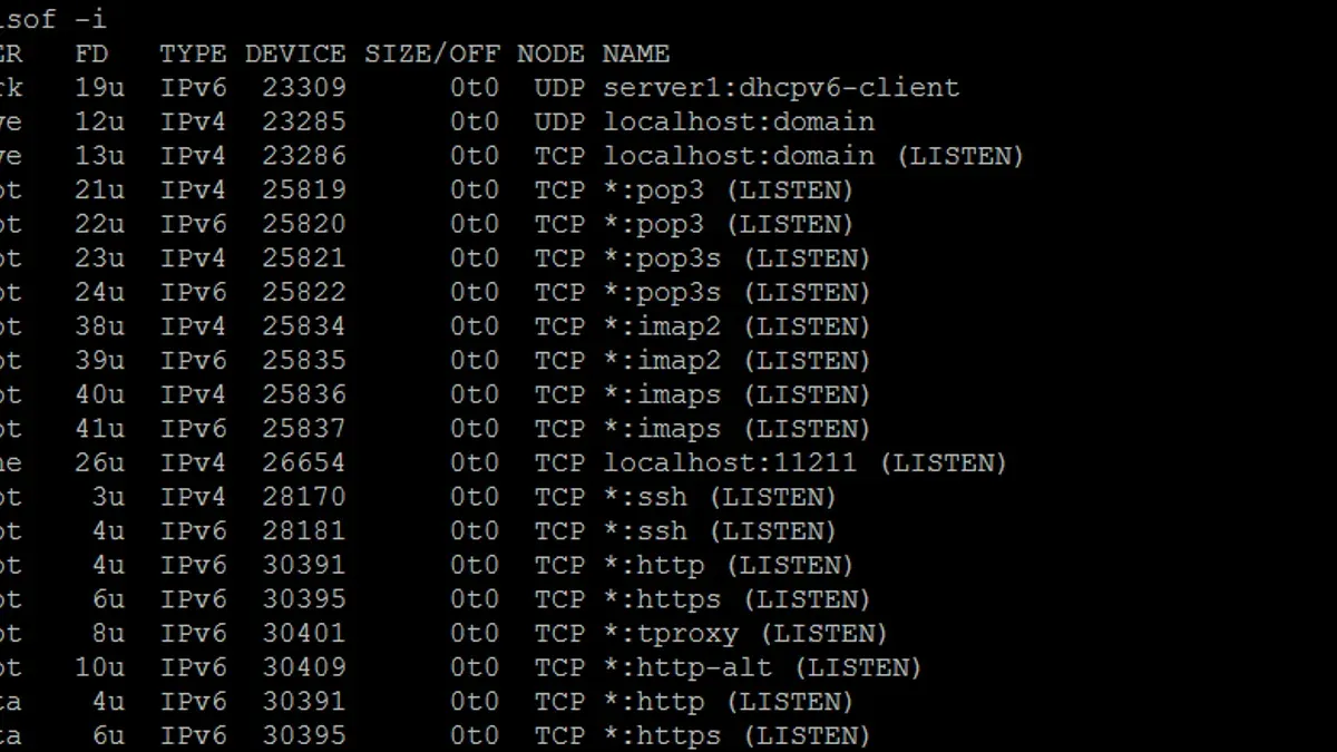 How to check open ports using the lsof command – how to check open ports in Mac Terminal