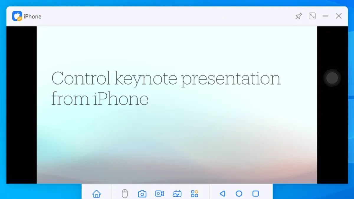 Start your Keynote presentation and connect your iPhone as a remote – how to control Keynote with iPhone in Keynote