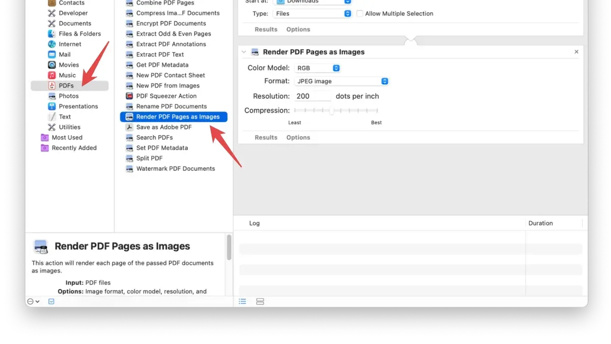 How to convert PDF to JPG on Mac shown on MacBook screen