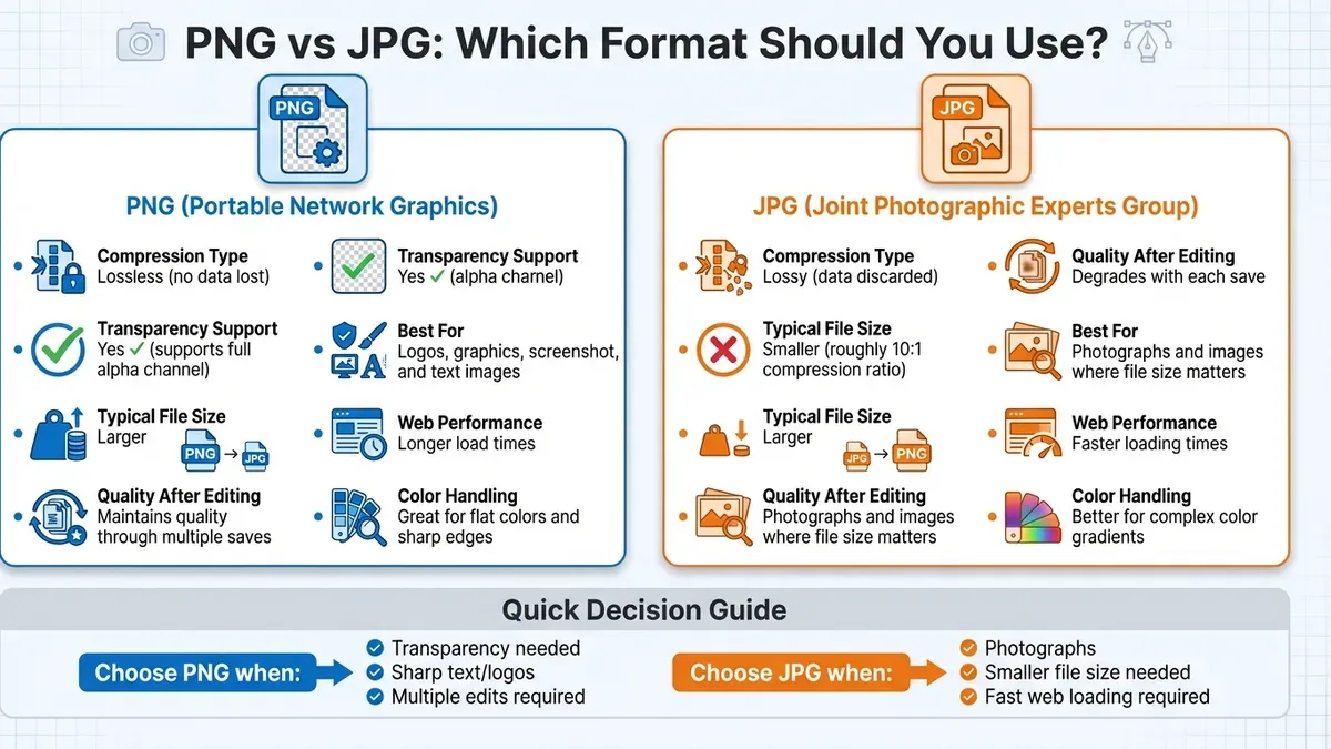 Understanding the difference between JPG and PNG formats for conversion – how to convert PNG to JPG in Preview