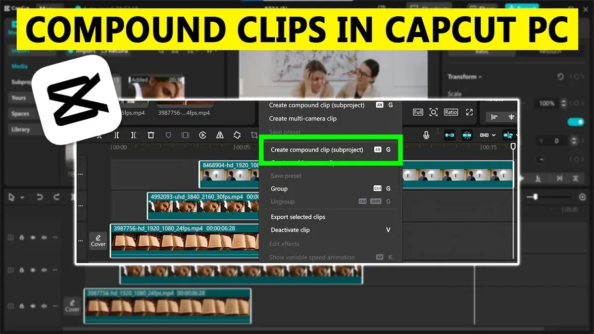 How to make a compound clip in Final Cut Pro – how to create compound clips in Final Cut Pro