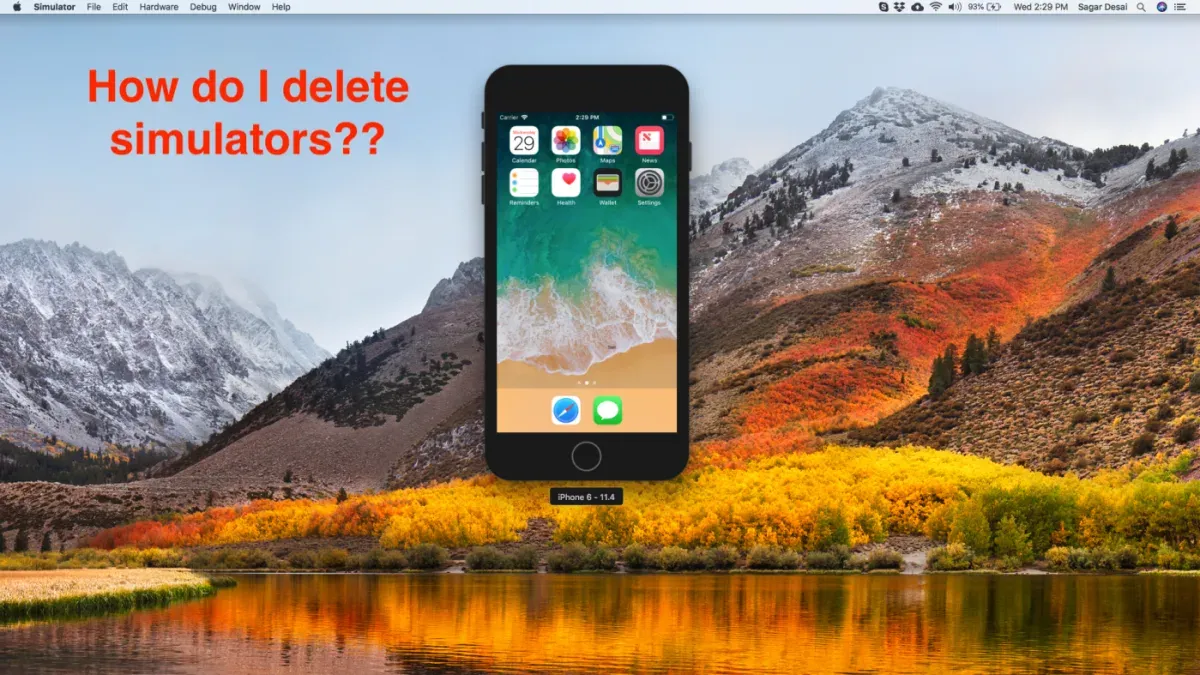 How to run and download iOS simulators in Xcode efficiently – how to delete old simulators in Xcode