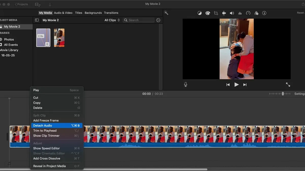 Add audio to iMovie: music, voiceover, and sound effects – how to detach audio from video in iMovie