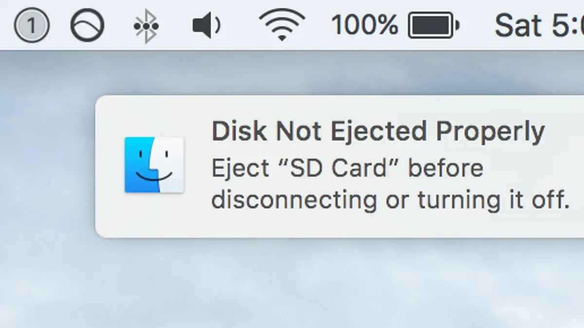 Use Disk Utility to Eject or Force Unmount the Disk – disk not ejected properly on Mac fix