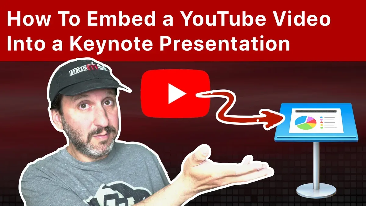 How to embed a YouTube video in Keynote on Mac – how to embed a video in Keynote