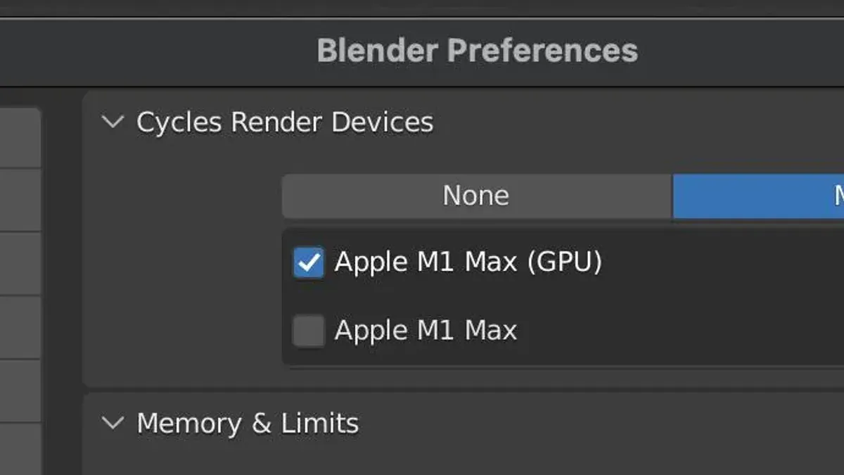 How to verify Blender is using Metal GPU rendering during a render – how to enable Metal GPU rendering in Blender on Mac