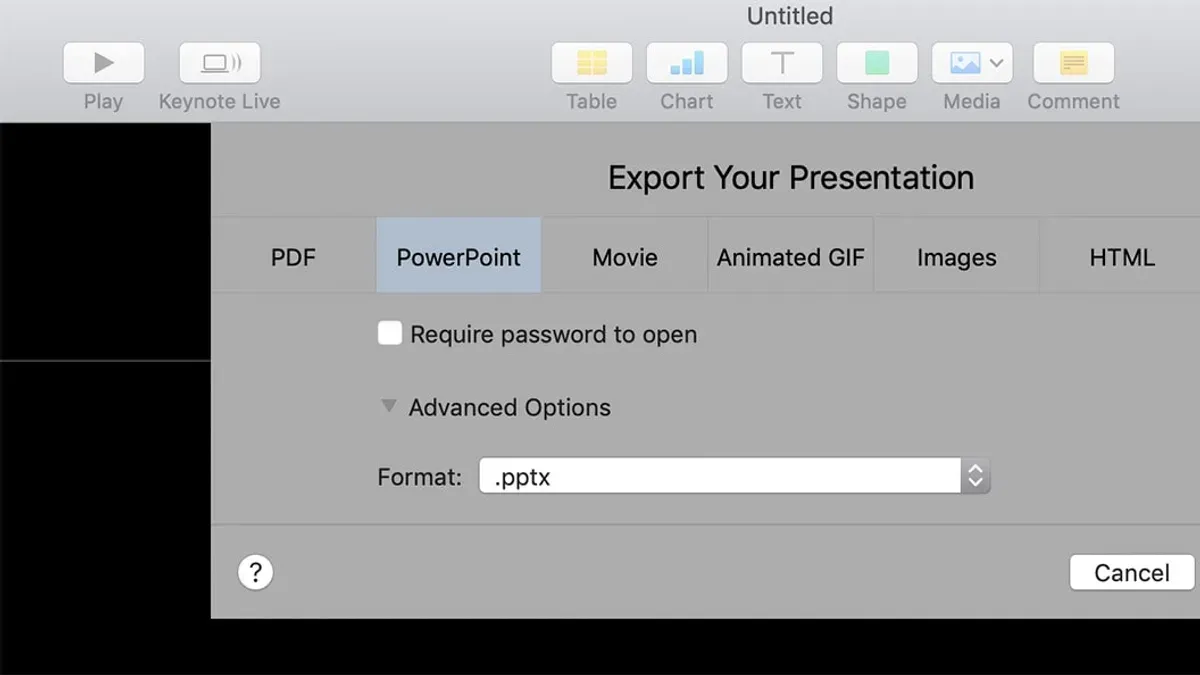 How to convert Keynote to PowerPoint without Keynote – how to export Keynote to PowerPoint in Keynote