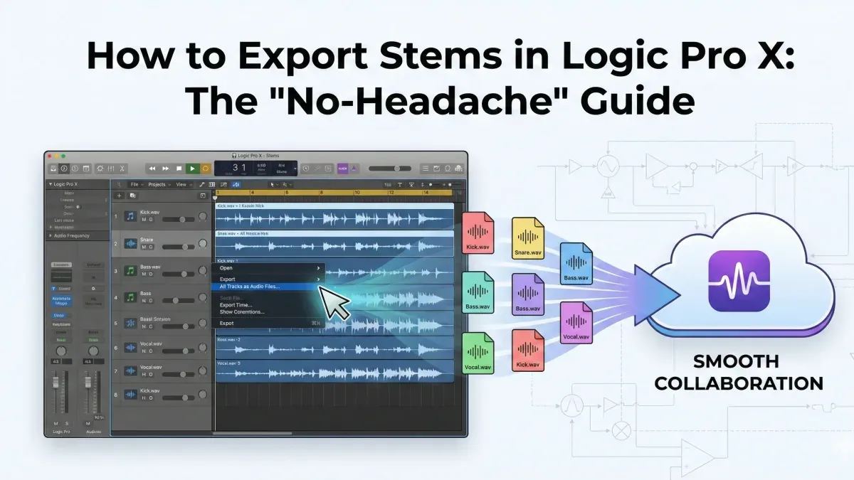 How to export individual stems in Logic Pro for precise control – how to export stems in Logic Pro
