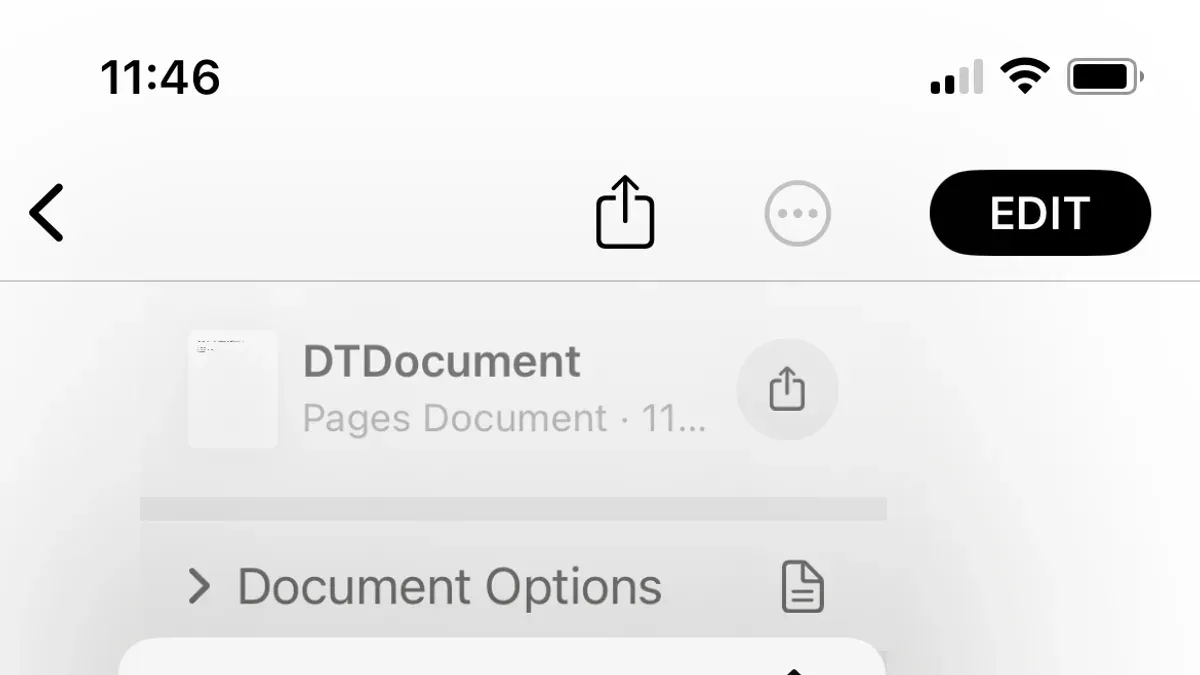 Export a whole Pages document to PDF on iPhone and iPad – how to export to PDF in Pages