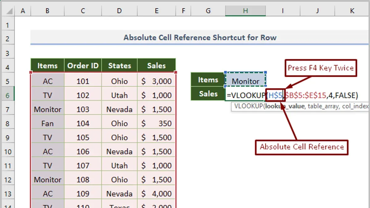 Troubleshoot Common Issues with the F4 Shortcut on Mac – how to use the F4 absolute reference shortcut in Excel on Mac