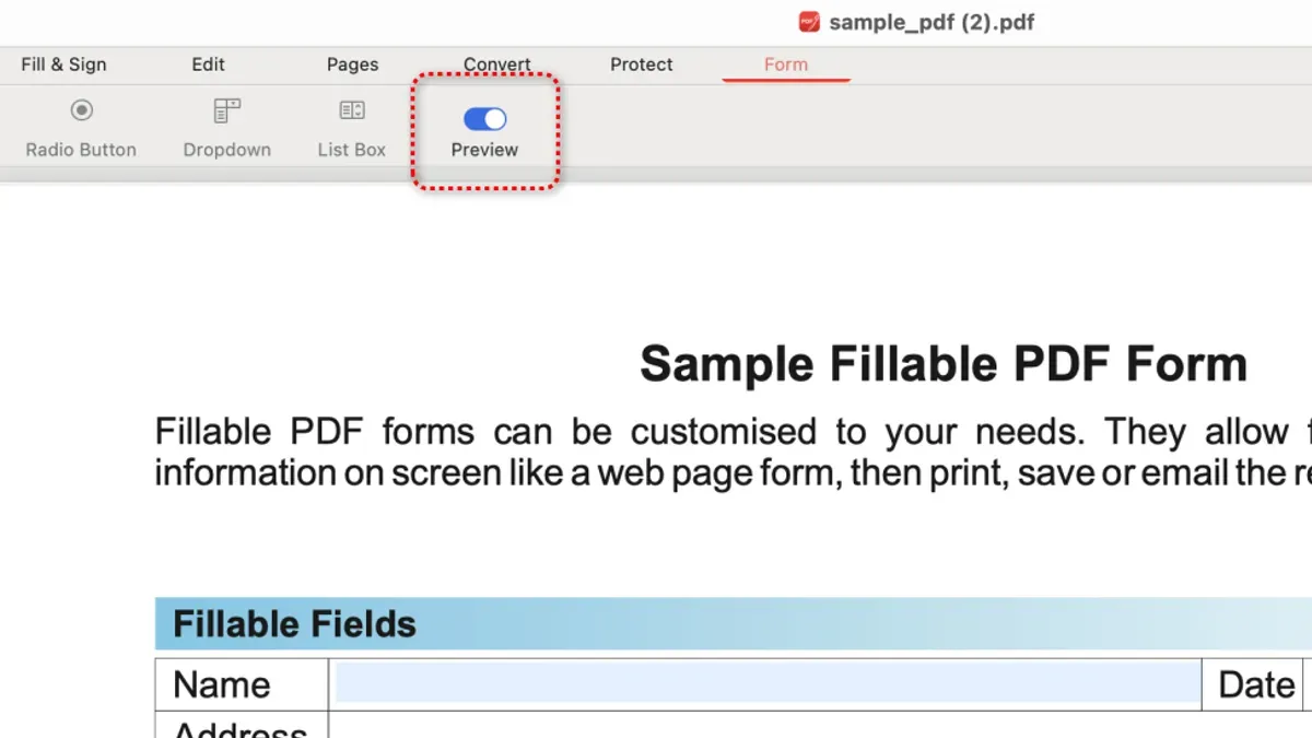 How to preview a PDF file in folder and set PDF preview options – how to fill a PDF form in Preview