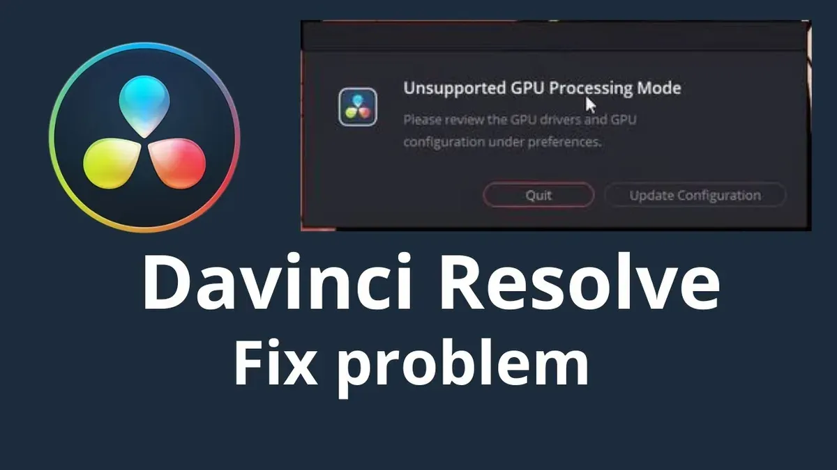 Troubleshooting common failure points – how to fix DaVinci Resolve GPU memory full on Mac