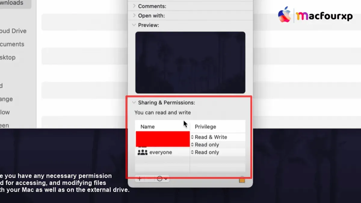 Clear file permissions and reset ACLs on problem files or folders – operation can't be completed error -36 on Mac fix