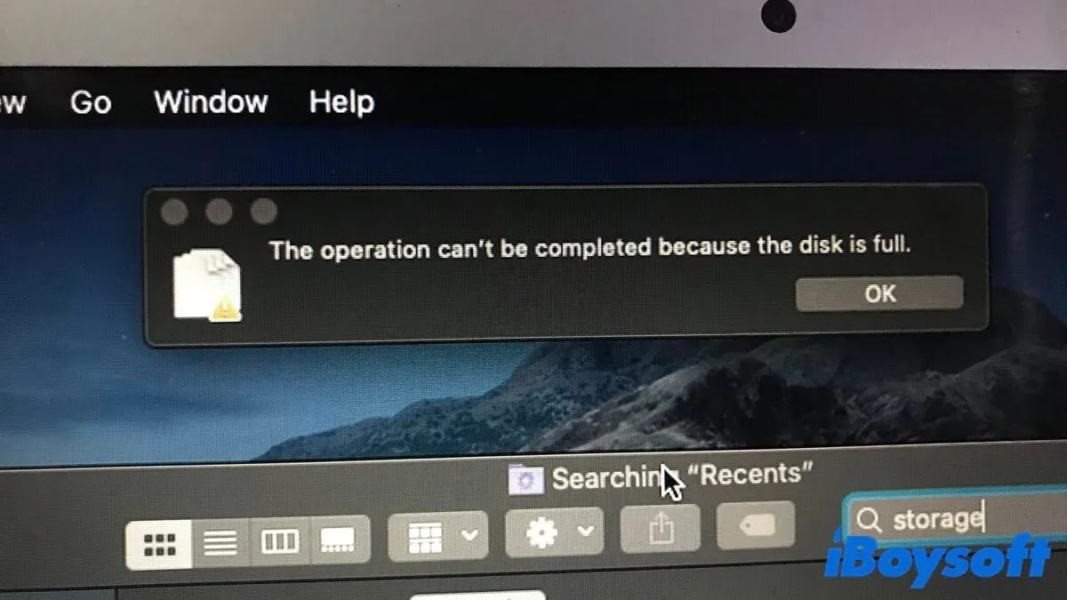 When to seek professional help or consider data recovery – operation can't be completed error -36 on Mac fix