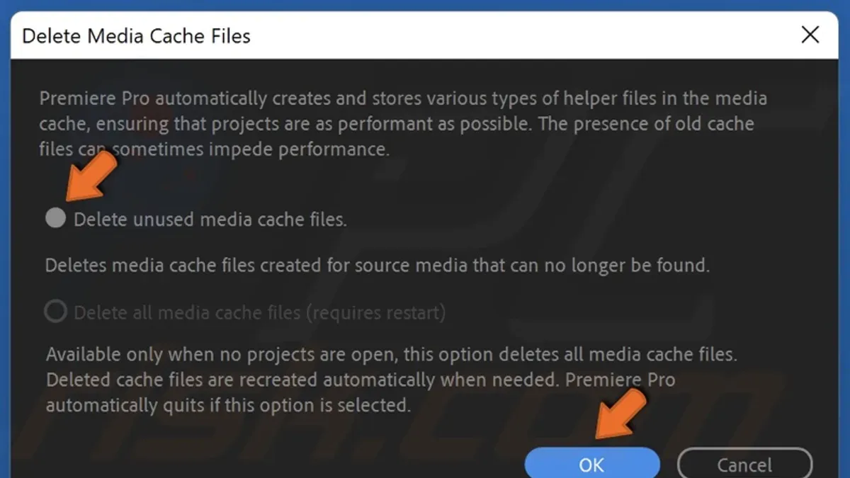 Manage media cache and disk performance – how to fix Premiere Pro lagging playback on Mac