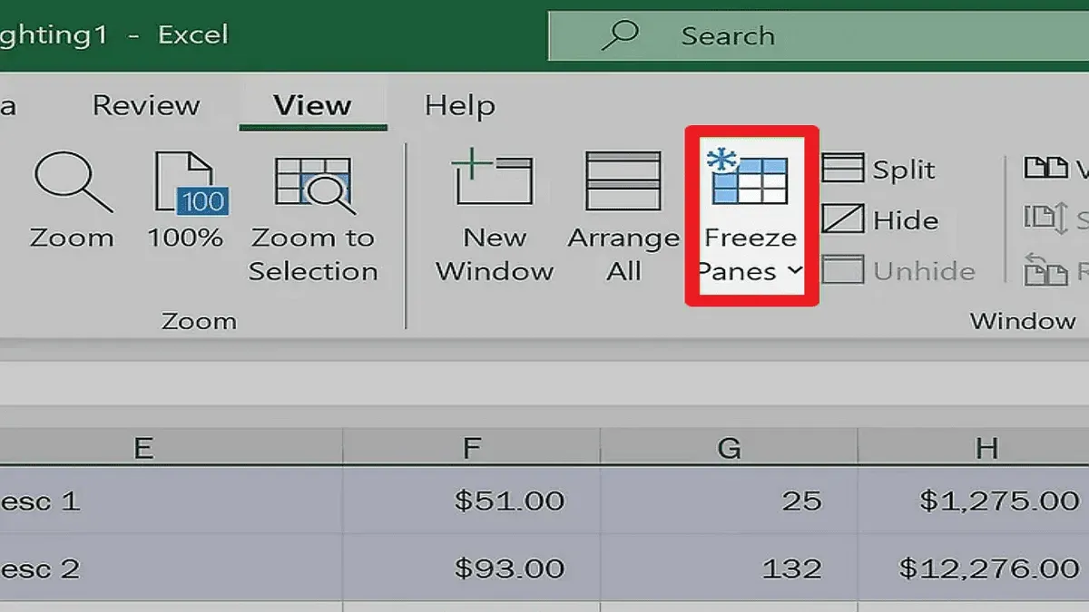 How to unfreeze panes in Excel on Mac – how to freeze panes in Excel on Mac