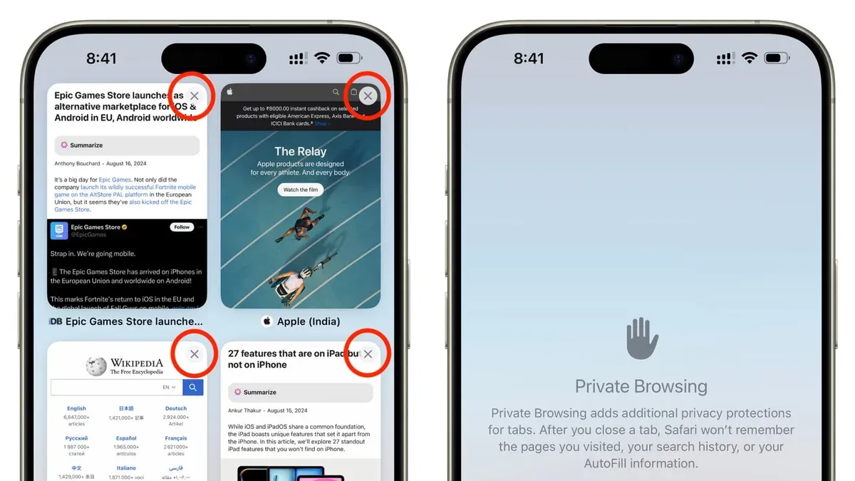 How to open a private tab in Safari – how to pin a tab in Safari