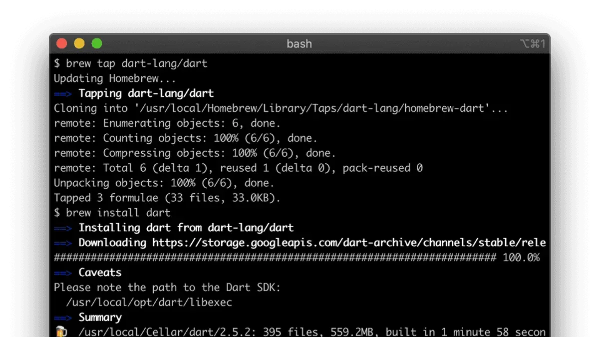 How to install Dart SDK on Mac step-by-step – how to install Dart on Mac