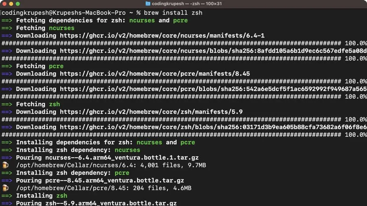 How to install Oh My Zsh on Mac Terminal – how to install Oh My Zsh in Mac Terminal