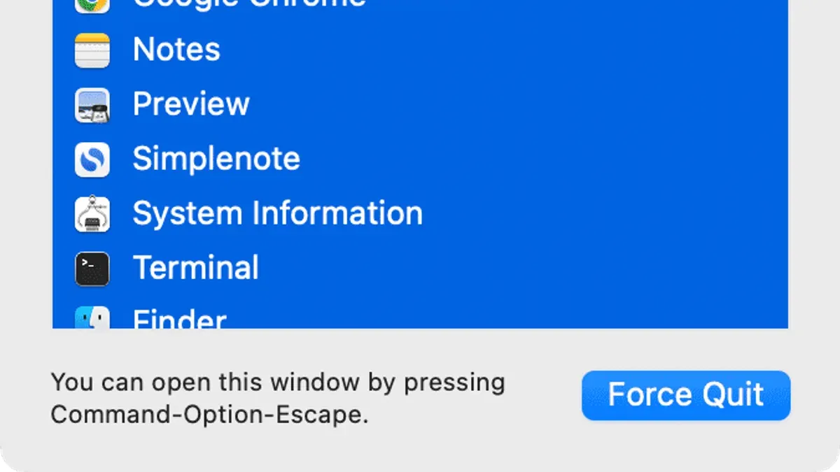 How to restart Mac force quit and what to do if apps won't close – mac force quit