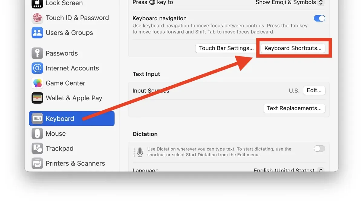 How to open the shortcut menu on Mac – Mac keyboard shortcut to open System Settings