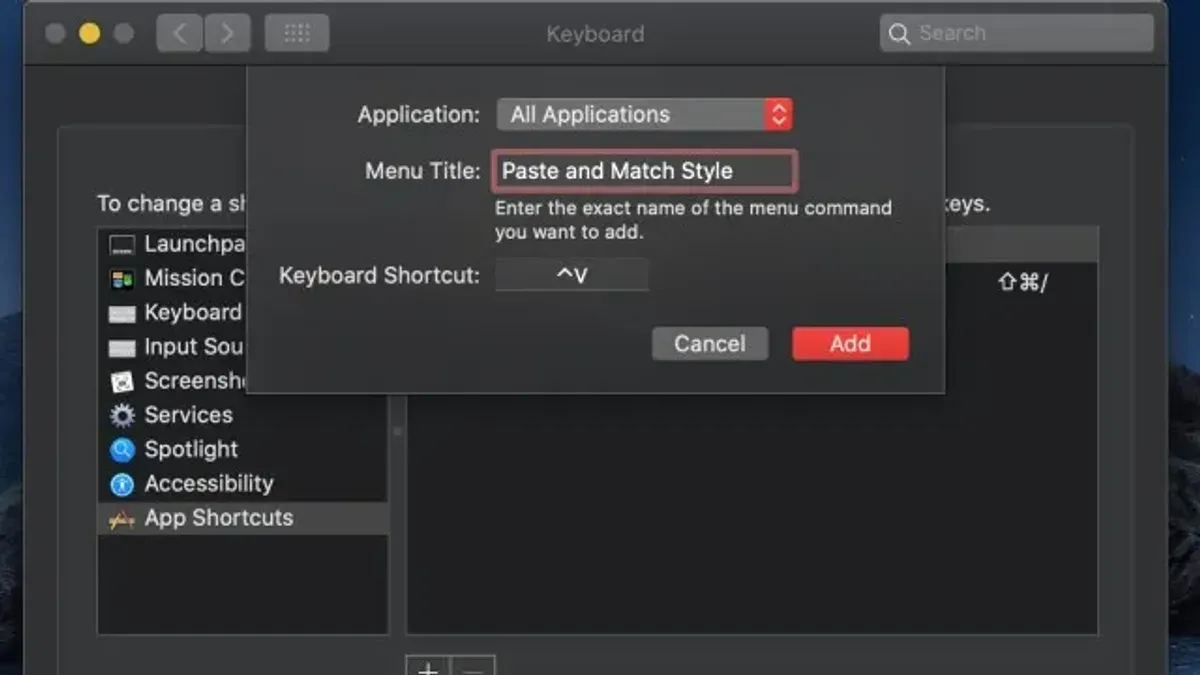 How to paste without formatting Mac using keyboard shortcuts – Mac keyboard shortcut to paste without formatting