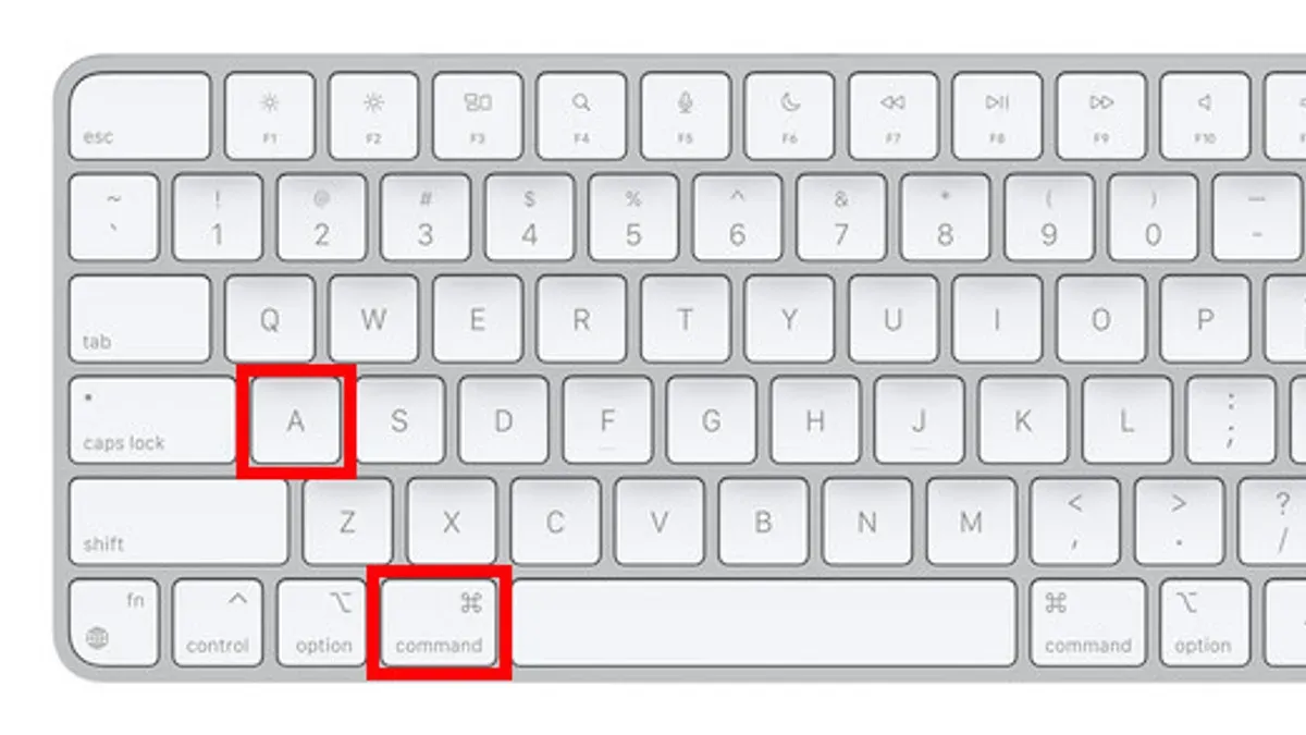 How to select all on Mac with Windows keyboard and other hardware variations – Mac keyboard shortcut to select all files