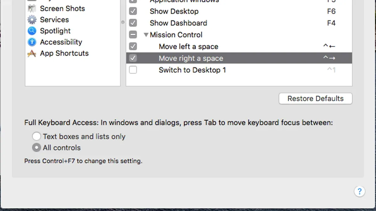 How to switch desktops shortcut variations and customization – Mac keyboard shortcut to switch desktops
