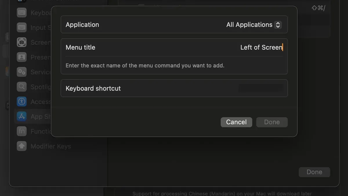 How to tile windows on Mac using keyboard shortcuts – Mac keyboard shortcut to tile window left