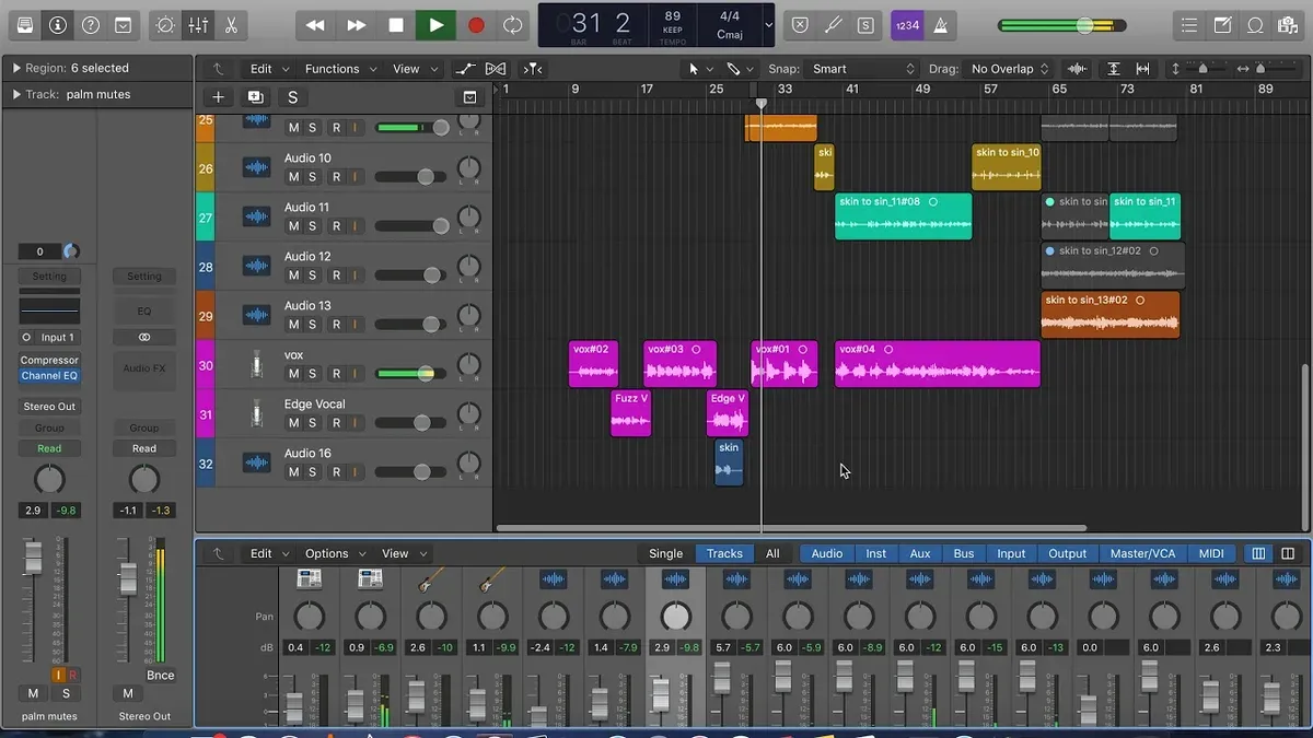 How to mix vocals in Logic Pro before mastering – how to master a song in Logic Pro