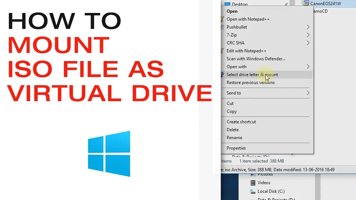 How to mount iso to drive: understanding virtual disks and volumes – how to mount an ISO file in Disk Utility