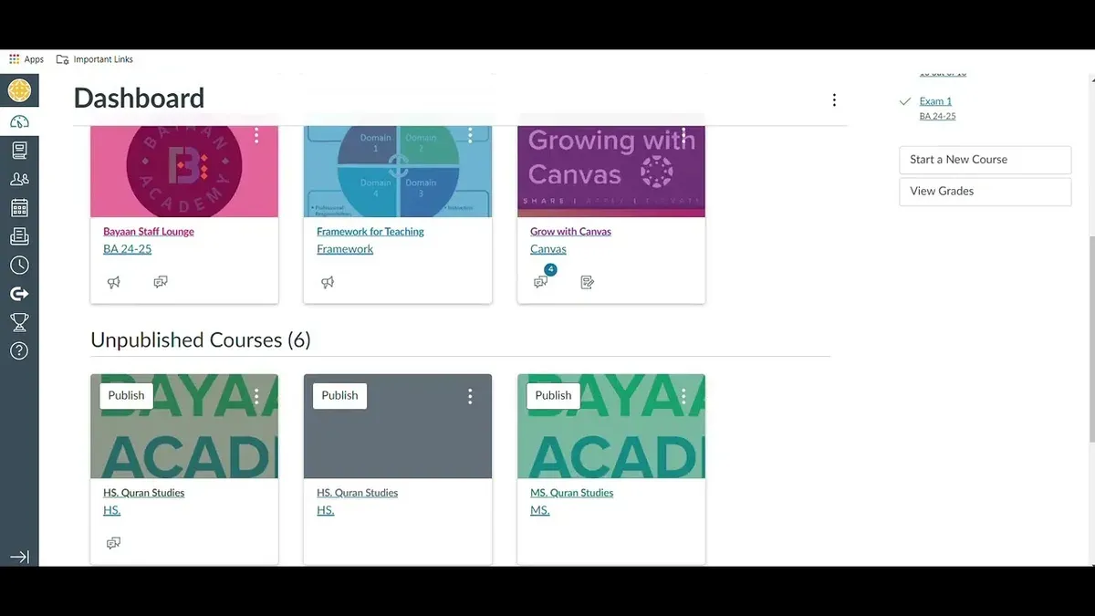 Set up your Canvas environment for a smooth start – moving from Schoology to Canvas checklist