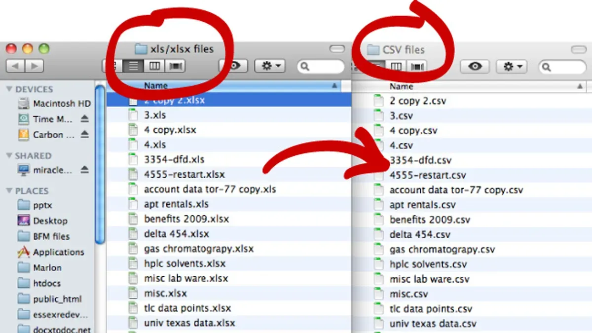 Understanding CSV formats: Macintosh vs MS-DOS – how to open .csv file on Mac