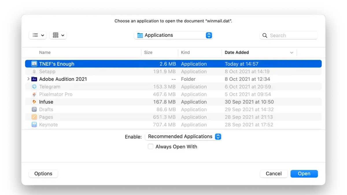 How to open winmail.dat on Mac and MacBook Air – how to open .dat file on Mac
