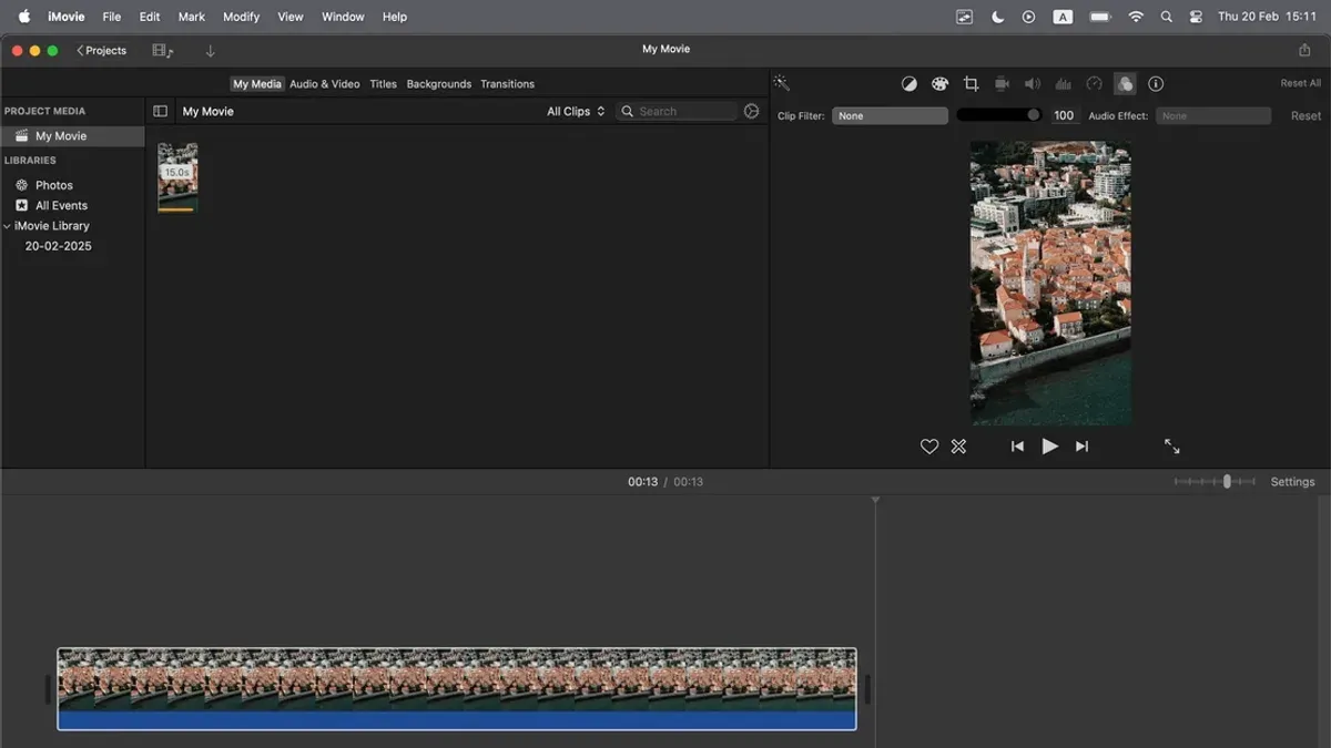 How to insert a video in iMovie: Add your main video clip – how to picture in picture in iMovie