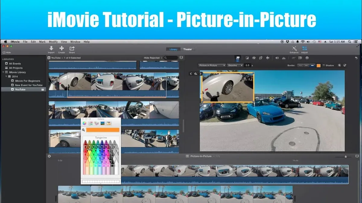Troubleshoot common picture in picture issues in iMovie – how to picture in picture in iMovie