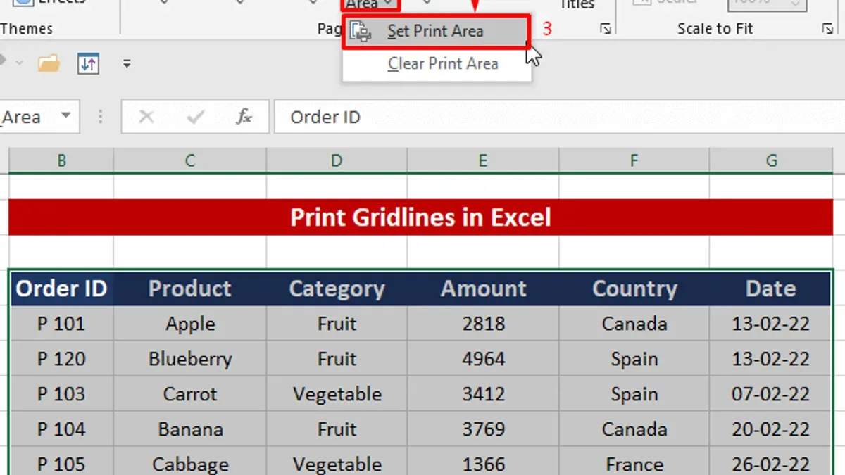 How to print on Excel with gridlines for Mac when using multiple sheets or large ranges – how to print gridlines in Excel on