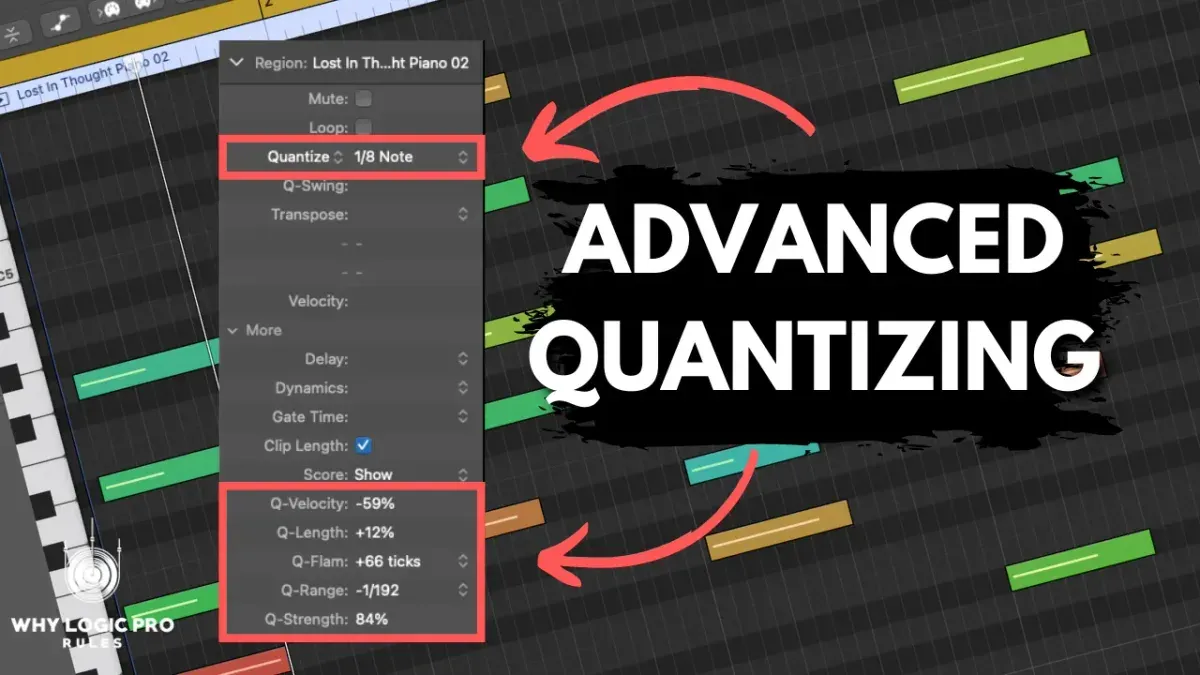 Advanced tips for mixing MIDI and audio quantization in Logic Pro – how to quantize MIDI in Logic Pro